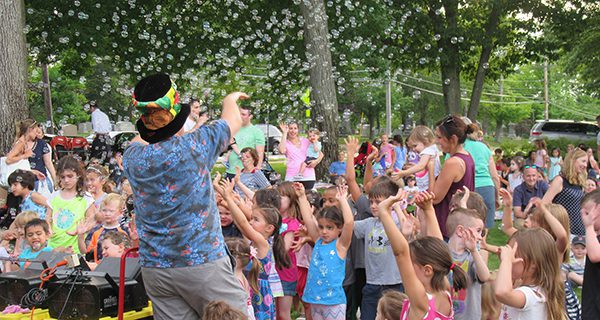 Bubble Man brings Westwood community together
