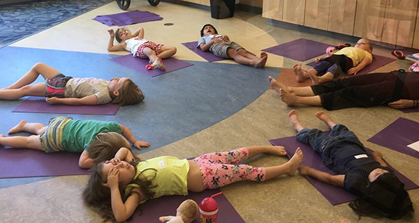 Children’s yoga integrates physical and literate