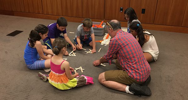 Rube Goldberg comes alive at library