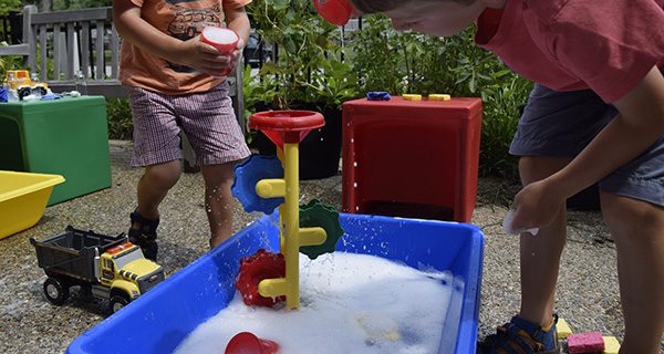 Kiddie car wash delights in Westwood