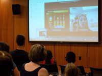 Library launches NASA conference call
