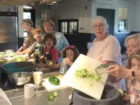 Intergeneration program visits the farm