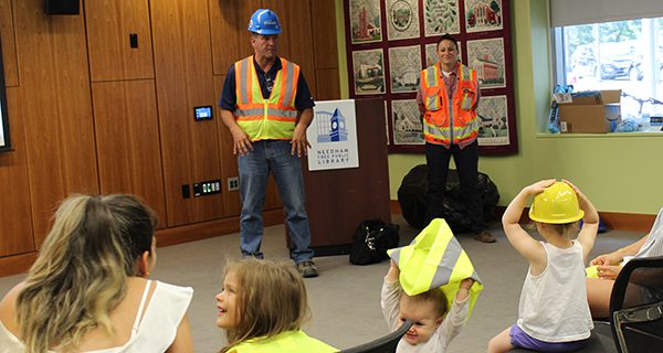Library builds interest in construction