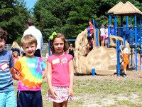 Kindergarteners get a taste of bus routine