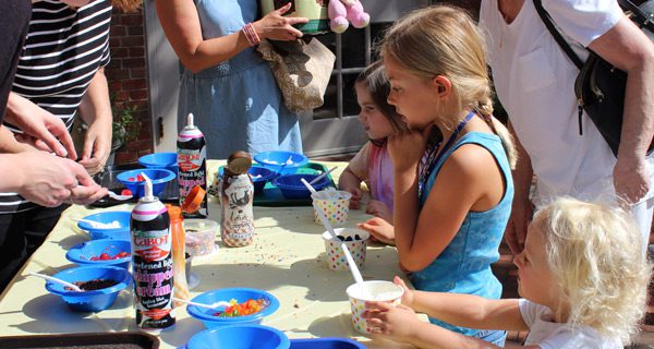 Summer readers celebrate with ice cream social