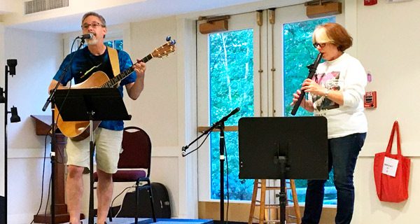 Sherborn’s open mic night strikes a chord
