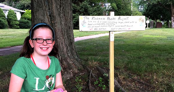 Walpole’s Novick contributes ‘Kindness Rocks’