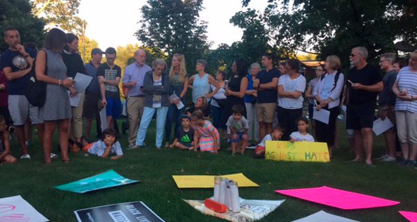 WOW organizes Charlottesville Solidarity Vigil