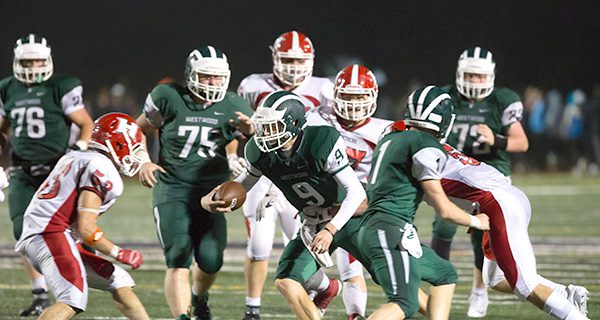 Wolverines fight Panthers in rain