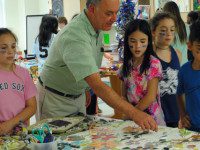 Kinetic art project installed at Chickering