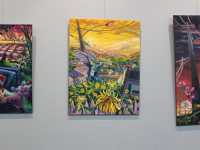 Needham artist’s collection featured at library