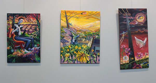 Needham artist’s collection featured at library