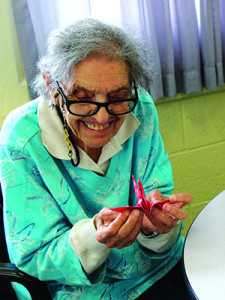 For ten years, Ora McGuire has been folding origami cranes to spread peace, and continues her mission for International Day of Peace.