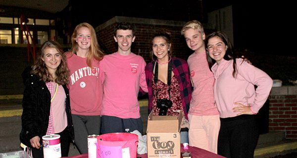 Walpole marches for breast cancer awareness