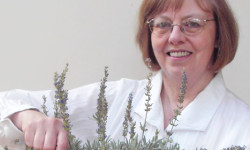 Betty Sanders presenting to Garden Club