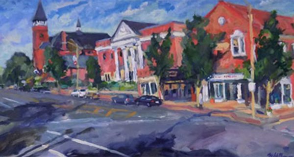 St. George art to adorn library