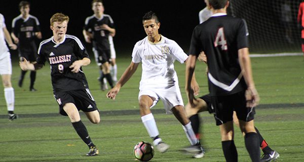 Rocket soccer battles with Raiders