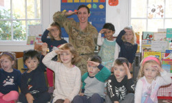 St. John’s Nursery School celebrates Vets Day