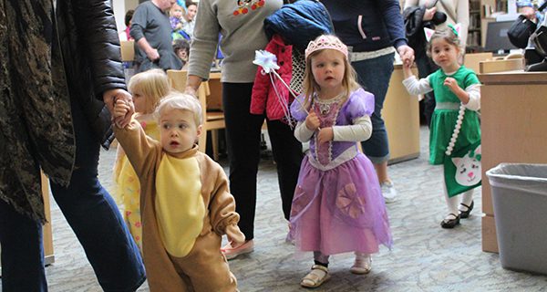 Westwood Library hosts Halloween morning fun