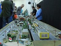 Community Center becomes model train station