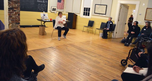 LWV encouraging women to speak out