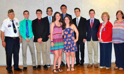 Girls/Boys State participants attend Legion meeting
