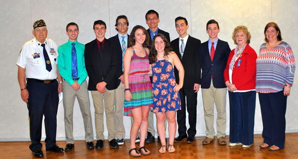 Girls/Boys State participants attend Legion meeting