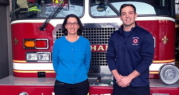 Storytime Crafts donates chair to FD