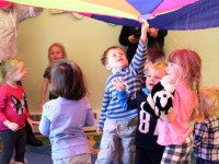 ‘Parachute Play’ celebrates season’s first snowfall