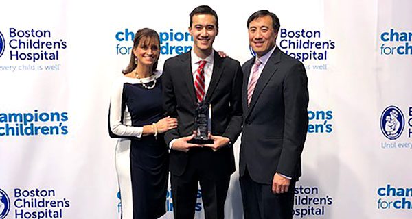 Walpole’s Justin Doo wins Humanitarian Award
