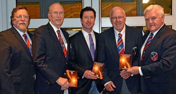 Westwood singers performing with men’s chorus
