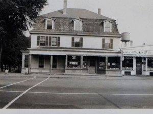 1820, "Old Corner Store"; site of today's Starbucks, corner of Main and North Streets: demolished.