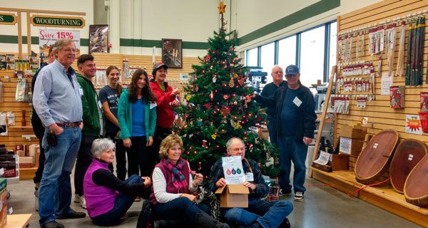 Baystate Scrollahs make Food Pantry donation