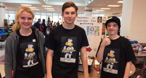 Members of the CRS Robotics Team at the competition.