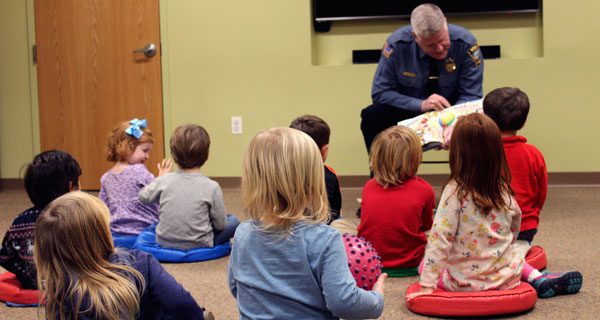Chief McGowan visits ‘Local Hero Storytime’