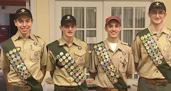 Troop 89 members are Eagle Scouts