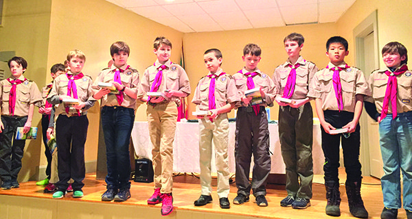 Scouts hold winter Court of Honor
