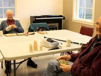 Seniors carve out time for handicrafts