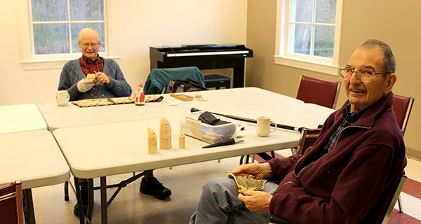 Seniors carve out time for handicrafts