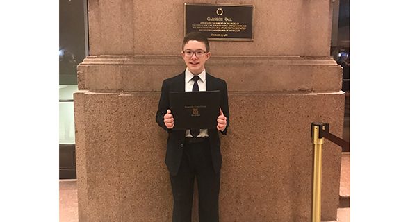 Westwood’s Haak plays Carnegie Hall