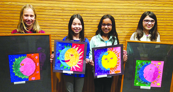 Student art adorns Town Hall walls