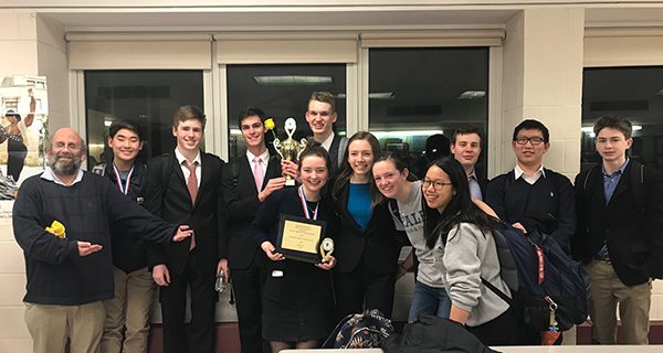 Needham debaters celebrate state success