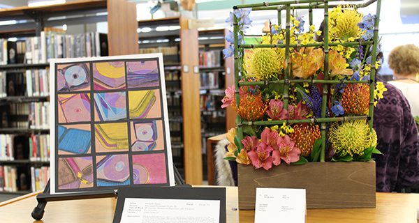 Art in Bloom blossoms at library