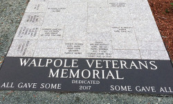 Walpole Veterans Memorial bricks for sale