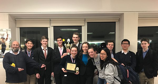 Needham debaters celebrate state success