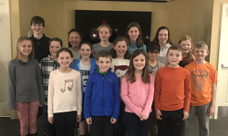 Piano students volunteer at nursing homes