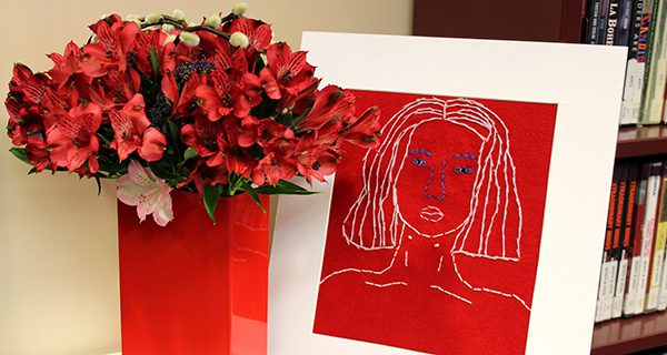 Artwork blooms inside Medfield Library