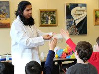 Walpole Library hosts magical science program