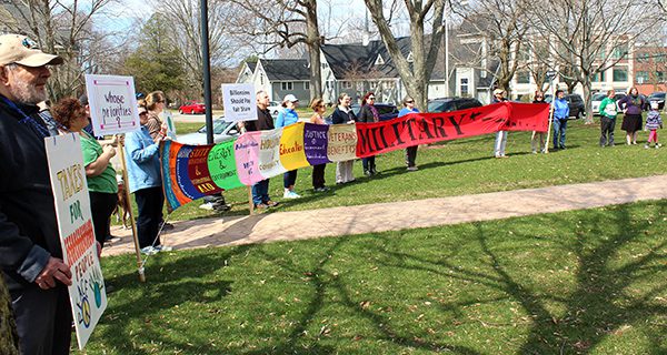 Tax Day vigil promotes human needs