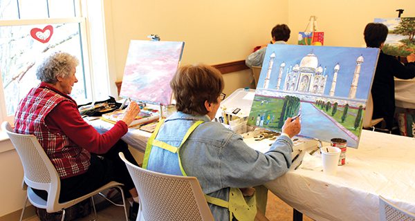 Wellesley seniors are painted with talent